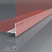 LIKOV LT-P lišta s okapnicí v protipožárním provedení a průběž. tkaninou 100/100 délka 2m